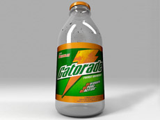 Modelado Botella Gatorade