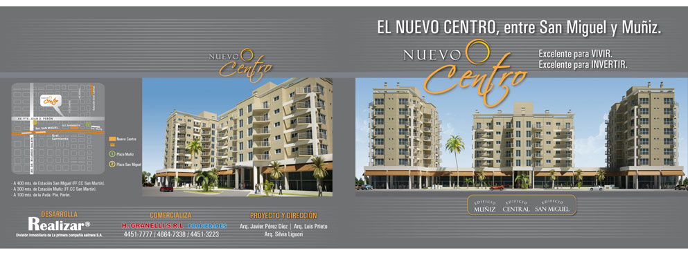 Complejo de viviendas Nuevo Centro | San Miguel | Folleto Exterior